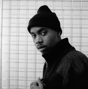 This is the Avatar Image for the Nas (Illmatic Era) AI Voice and Text to Speech Generator